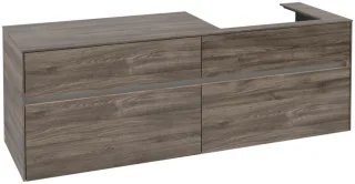 Villeroy & Boch Waschtischunterschrank Collaro C023B0 1600x548x500mm mit Beleuchtung C023B0RK
