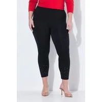 MIAMODA Leggings Leggings mit Hotfix Steinchen