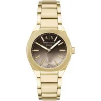 ARMANI EXCHANGE Quarzuhr AX6031, Armbanduhr, Damenuhr, Edelstahlarmband, analog, Diamant