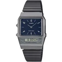 CASIO VINTAGE Chronograph AQ-800EB-2AEF, Quarzuhr, Armbanduhr, Damenuhr, Herrenuhr, Edelstahlarmband, analog