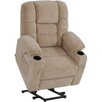 MCombo Relaxsessel MCombo elektrische Aufstehhilfe Relaxsessel 7550 (Fernsehsessel mit Aufstehhilfe Elektrisch, 3 Motoren), mit Relaxfunktion