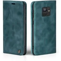 Tec-Expert Handyhülle Tasche Hülle für Samsung Galaxy A6 (2018) 5.6 Zoll, 5.6, Cover Klapphülle Case mit Kartenfach Fliphülle aufstellbar