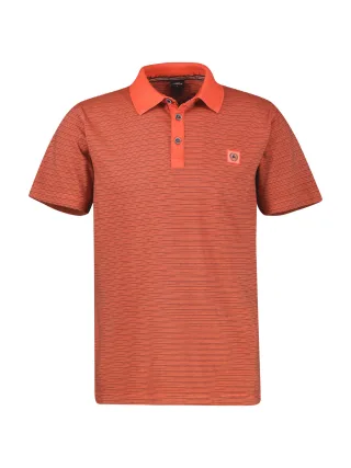 LERROS - POLO-KNOPF VIVID RED - Gr. - XXL