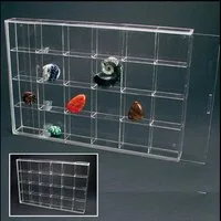 Safe-Album Vitrine Vitrine aus Acrylglas mit 24 Fächern Für Modellautos 1:87 I SAFE