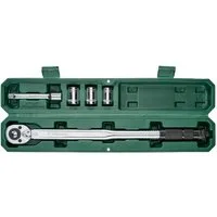 Parkside Drehmomentschlüssel Drehmomentschlüssel 1/2 Zoll Steckschlüssel Set 5-teilig