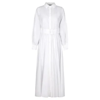 Ted Baker Ene Button Down Weißes Maxi-hemdkleid