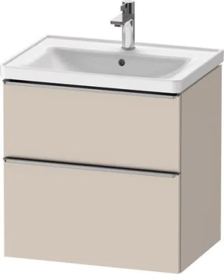 Duravit D-Neo Waschtischunterbau wandhängend Taupe Matt 634x452x625 mm - DE4354070910000 DE4354070910000