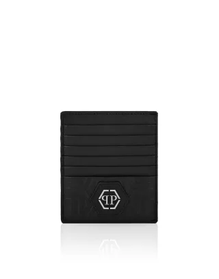 Leather Credit Cards Holder Monogram