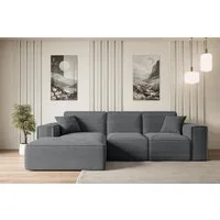 ALTDECOR Ecksofa SERRA-L, Sofa Praktische Bequeme Funktionsecke Couch L-Form Eckcouch, Corner Sofa U-Form Vielseitige Sofa Wohnlandschaft Wohnzimmer