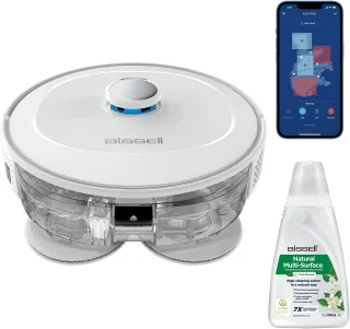 Bissell SpinWave R5 Saug-/Wischroboter [110 Minuten 04 Liter nass 05 Liter trocken] weiß
