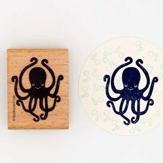 Perlenfischer Stempel maritim: OKTOPUS