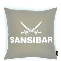 Sansibar Sylt Zierkissen Kissen SANSIBAR BH 45x45 cm braun Dekokissen