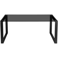 OTTO home Couchtisch Simsbury, Tischplatte aus gehärtetem Glas 0,8 cm, Gestell aus Metall, Höhe 45 cm