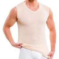 HERMKO Unterhemd 16050 Baumwolle/Modal, Business Muskelshirt, V-Ausschnitt, angenehm weich