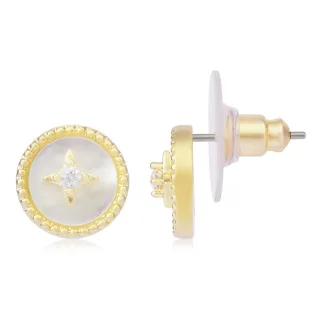 US Polo Assn Jewellery Irine Gelbgold-Ohrringe