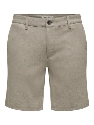 ONLY&SONS - ONSMARK 0209 MELANGE SHORTS NOOS Fallen Rock - Gr. - L