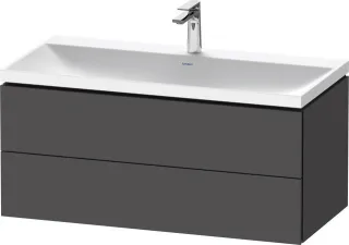 Duravit L-Cube c-shaped Set wandhängend Graphit Matt 1000x480x480 mm - LC6952O49490000 LC6952O49490000
