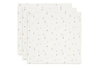 Jollein Spucktuch Hydrophill 70x70cm Jungle Jambo, 3-Pack