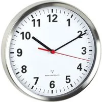 TFA Dostmann Funkwanduhr TFA 60.3529.02 Funk-Wanduhr mit Sweep-Uhrwerk