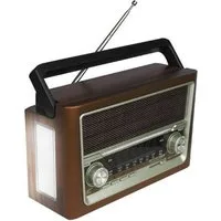 LTC LXLTC118UBT Retro-Radio (ELMA Bluetooth USB retro tragbares FM-Radio)