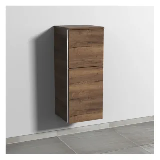 Sanipa 3way Mittelschrank mit 1 Tür und 1 Auszug, Eiche-Tabak, BR12750 BR12750