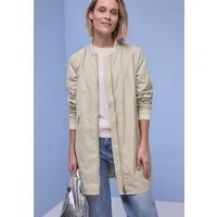 STREET ONE Langjacke bequeme Passform, 2‑Wege‑Reißverschluss