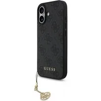 Guess Handyhülle GUESS Case für iPhone 17 Charm Anhänger Handyhülle Cover schwarz