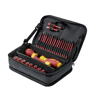 Wiha Werkzeug Set slimVario electric gemischt 32-teilges Set mit Funktionstasche - 43465