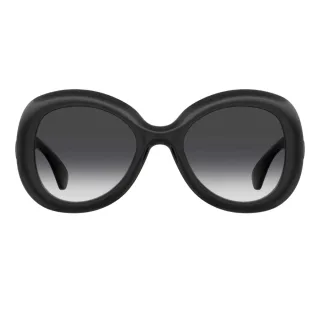 Moschino - Runder Rahmen-Sonnenbrille für Damen (Schwarz)