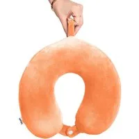 WINLIFE Reisekissen Memory Foam Nackenhörnchen Reisekissen Nackenrolle für unterwegs, 1-tlg., Tragbar Vielseitig Nackenkissen mit abnehmbarem Bezug & Reißverschluss