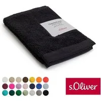 s.Oliver Gästehandtuch s.Oliver, Premium Qualität, 600 gr/m², auch als Sets erhältlich, Walkfrottier (1-St), große Farbauswahl, auch als Duschtuch, Waschhandschuh, Handtuch