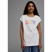 KIDSWORLD T-Shirt Mit Print: HOPE Kurzarm, bequeme Passform, mit Print, Rundhalsausschnitt