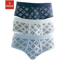Clipper Slip (Packung, 3-St) schöne Feinripp-Qualität aus reiner Baumwolle