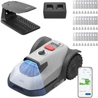eufy Rasenmähroboter C15 ohne Begrenzungskabel, bis 500 m² Rasenfläche, (Packung), ohne RTK, Auto-Kartierung, intelligente Navigation, präzises Randmähen