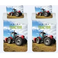 BrandMac Bettwäsche Traktor Trecker - Partner-Bettwäsche für 2 Personen, 135x200 & 80x80, Baumwolle, 100% Baumwolle