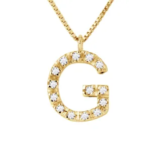 DIADEMA - Halskette mit Diamanten - G - Gelbgold