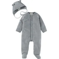 Hessnatur Erstausstattungspaket aus reiner Bio-Merinowolle (Set, 1-tlg., Overall und Häubchen)