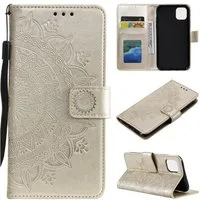 CoverKingz Handyhülle Hülle für Apple iPhone 11 [6,1 Zoll] Handyhülle Schutzhülle Case 16,5 cm (6,5 Zoll), Klapphülle Schutzhülle mit Kartenfach Schutztasche Handycase Motiv