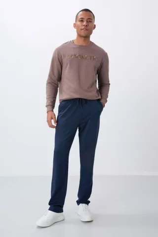 Herren Sweatpants aus Baumwollmischung mit regulärer Passform