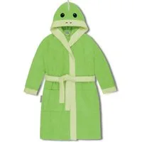 normani Kinderbademantel Kinder Bademantel aus Bio-Baumwolle Malia, Bio-Baumwolle, Kapuze, Bindegürtel, Kinder Bademantel aus weichem und schadtsofffreiem Material