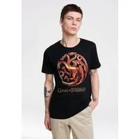 LOGOSHIRT T-Shirt Game Of Thrones - Targaryen mit großem Frontprint