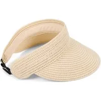 styleBREAKER Visor Papierstroh Visor Cap Einfarbig (1-St)