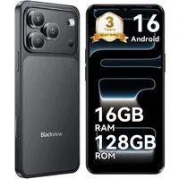 blackview WAVE 7C Android16 16+64GB/128GB 5000mAh Android handy Smartphone (6.56 Zoll, 128 GB Speicherplatz, 32 MP Kamera, 4G Dual SIM/Face ID/IP54/GPS/3 Jahre Garantie)