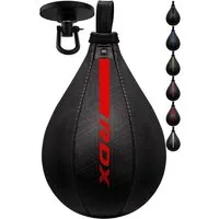 RDX Sports Punchingball RDX MayaHide Leder Boxen SpeedBall mit Halterung PunchingBall SpeedBag