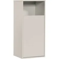 mokebo Wäscheschrank Der Wäschehüter (1-türig) Made in Germany, Wäschesammler, mit Magnetverschluss in Beige Grau