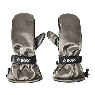 Boss - Metallic-Skihandschuhe für Herren/Damen Unisex, Polyester, Nylon (Grau)