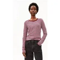 Armedangels Longsleeve EINIAARA STRIPES Longsleeve aus Bio-Baumwolle Slim Fit