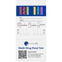 LuxmedIQ Drogen-Schnelltest für 12 Drogenarten - Urin Drogentest Multi 12, 1-tlg.