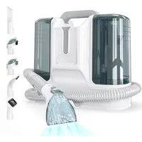 ibettertec Teppichreinigungsgerät Polsterreiniger Gerät, Geeignet für Sofas,Teppiche, 450W,11000Pa,1.8L