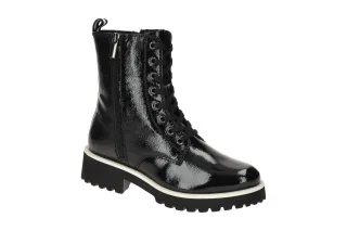 Josef Seibel Damen Stiefeletten 40708 MI65 - schwarz Lack Leder - bequeme Pas...